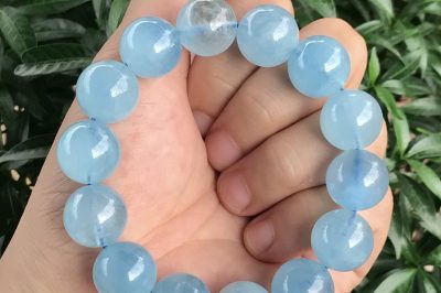 Vòng 15ly Aquamarine Ngọc Hải Lam Tự Nhiên